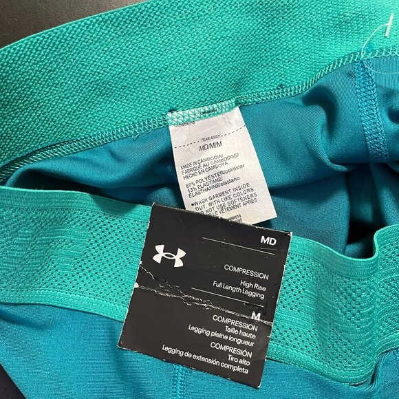 Under Armour Women's Compression Branded Waistband Leggings - Size Medium NWT - Picture 6 of 6